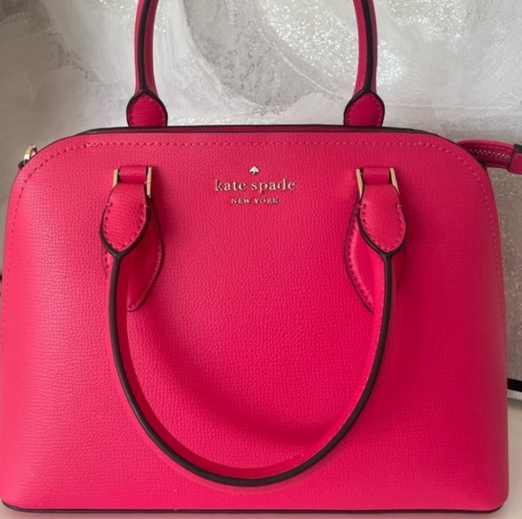 Kate Spade LIKE NEW Women's pink Darcy crossbody small satchel handbag purse - Picture 1 of 10
